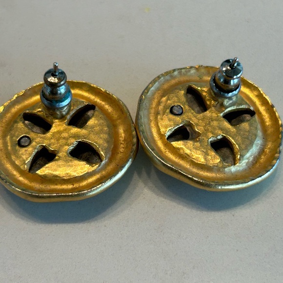 Unique Earrings in Jorge Adeler style , female visage - Picture 2 of 5